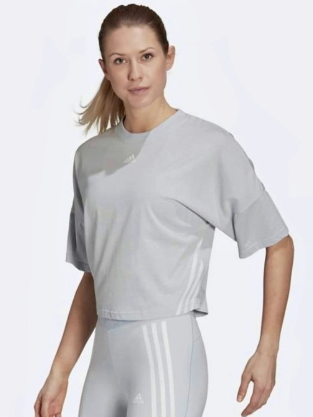 adidas Adicolor 3-Stripes Crop T-Shirt